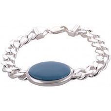  925 Sterling Silver Turqoise Bracelet For Men and Boys