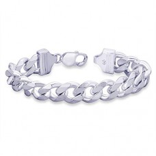 925 Sterling Silver Curb Bracelet For Men and Boys (07 Grams)